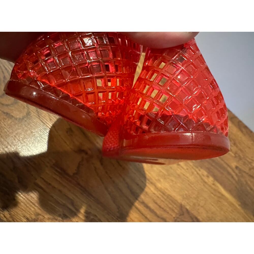 Wild Fable Isabella Jelly Flats Red Women’s Size 9 Slip On Cute Summer - Picture 11 of 11